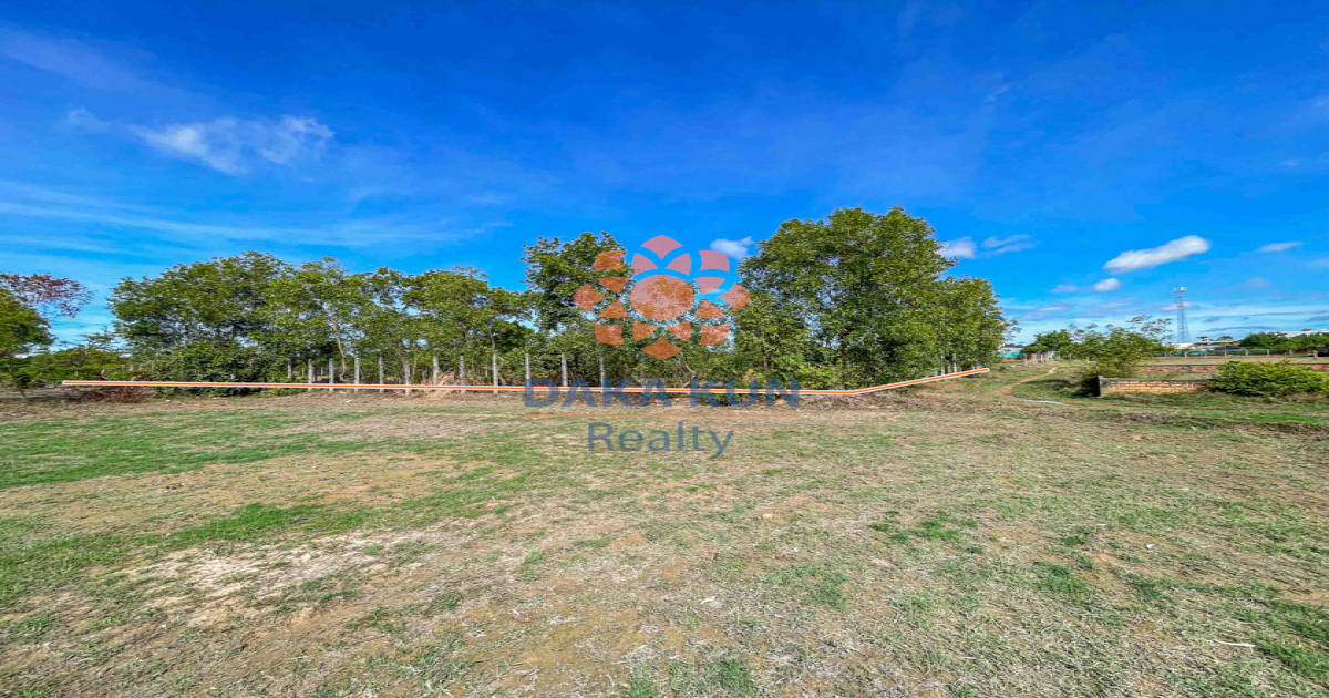 Land for Sale in Siem Reap City, Sangkat Sambuor