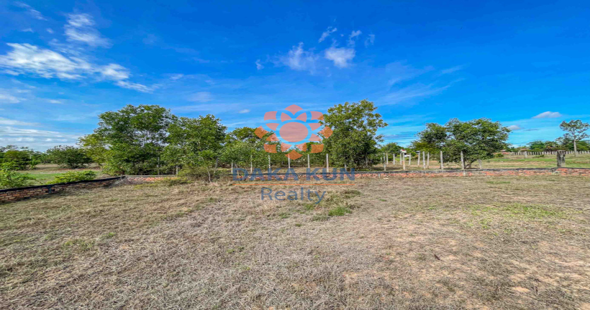 Land for Sale in Siem Reap City, Sangkat Sambuor