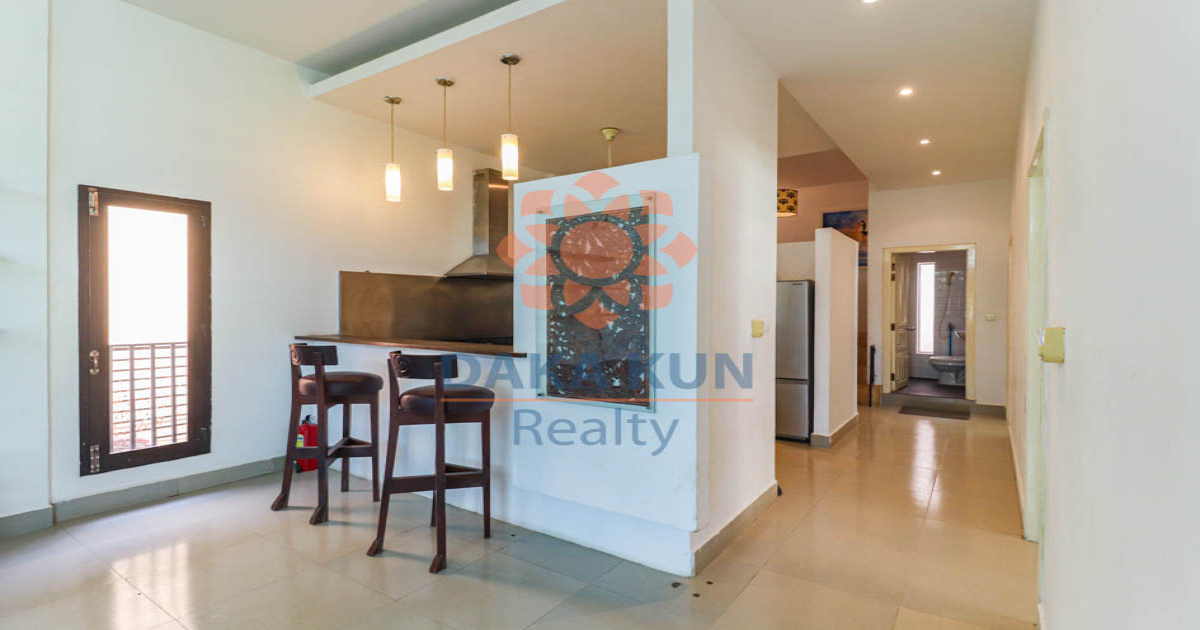 2 Bedrooms Apartment for Rent in Siem Reap City Center, Kandal Village