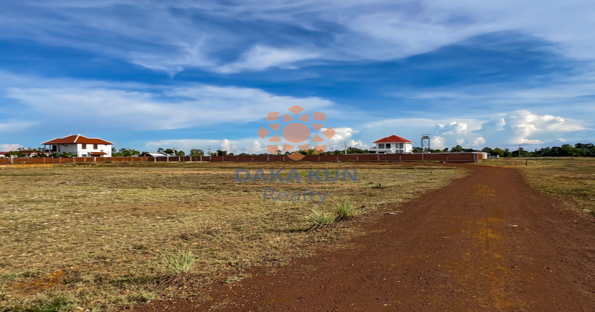 Land for Sale in​ Siem Reap City-Sambuor