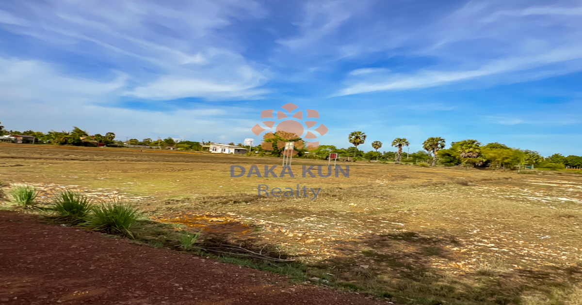 Land for Sale in​ Siem Reap City-Sambuor