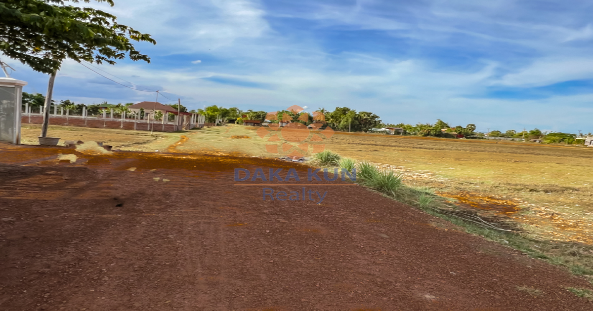 Land for Sale in​ Siem Reap City-Sambuor