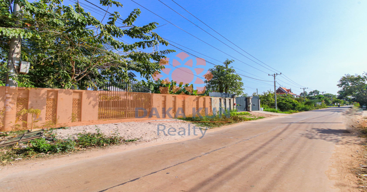 Land for Sale in Siem Reap City, Sangkat Sala Kamreuk