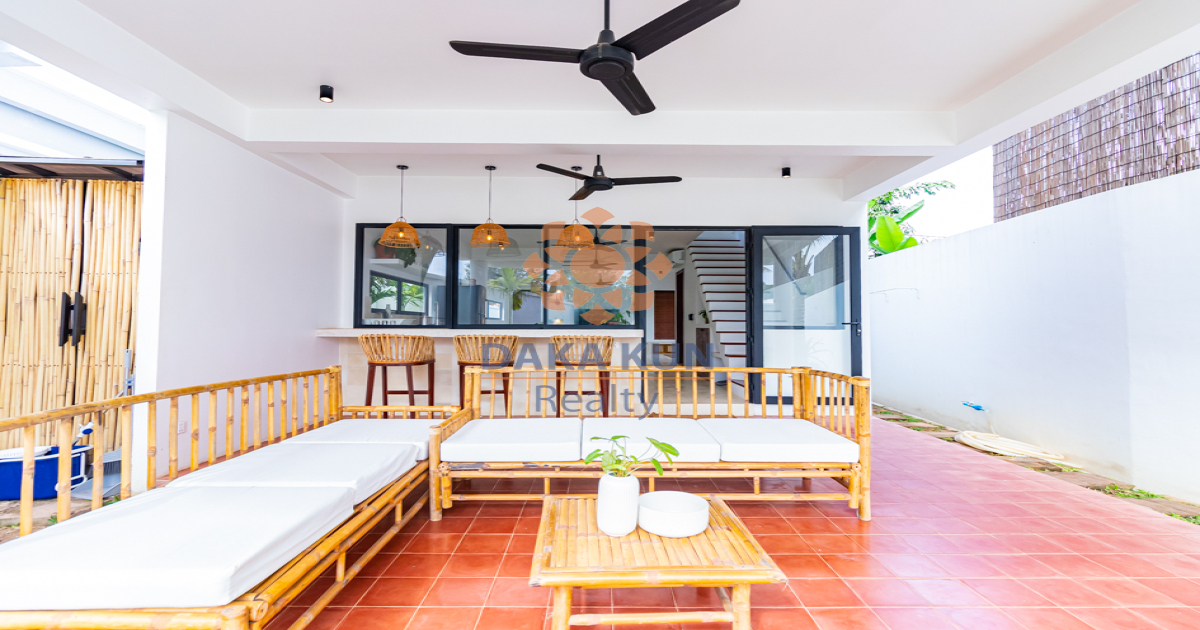 3 Bedrooms Modern Villa For Rent In Siem Reap City