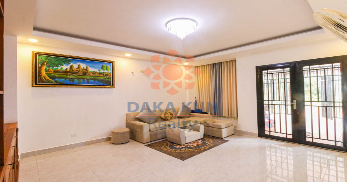 Flat House for Rent near Street 60m, in Siem Reap