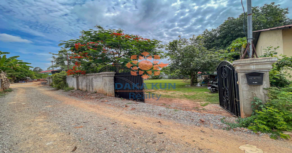 Land for Sale Behind Wat Svay High School, in Siem Reap City