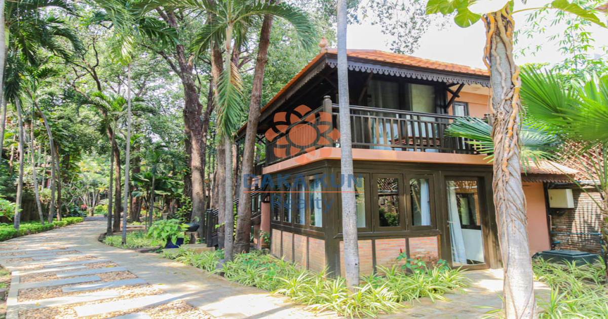 2 Bedrooms Villa for Rent with Swimming Pool in Siem Reap City, Riverside