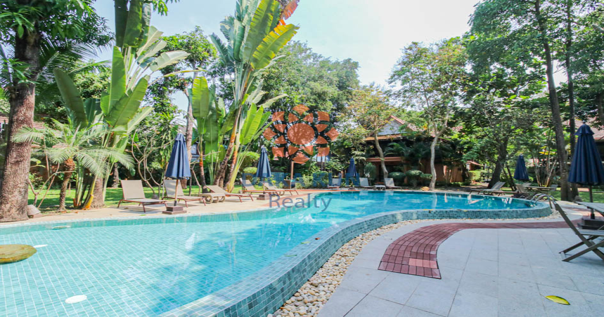2 Bedrooms Villa for Rent with Swimming Pool in Siem Reap City, Riverside