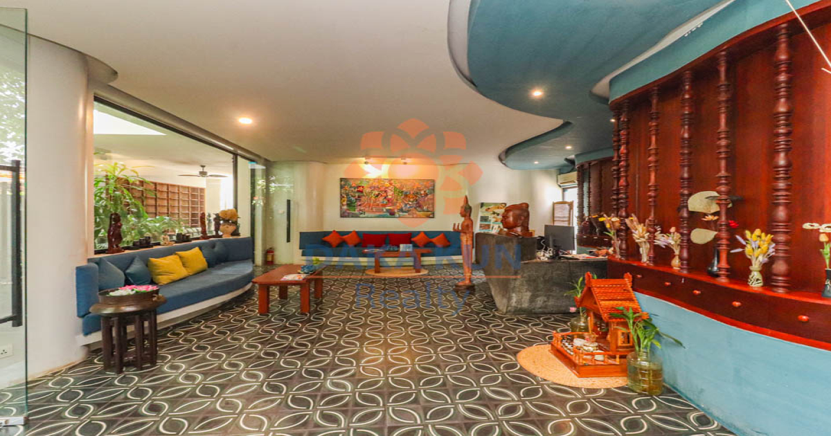 Business for Sale in Siem Reap City, Riverside Near Wat Damnak