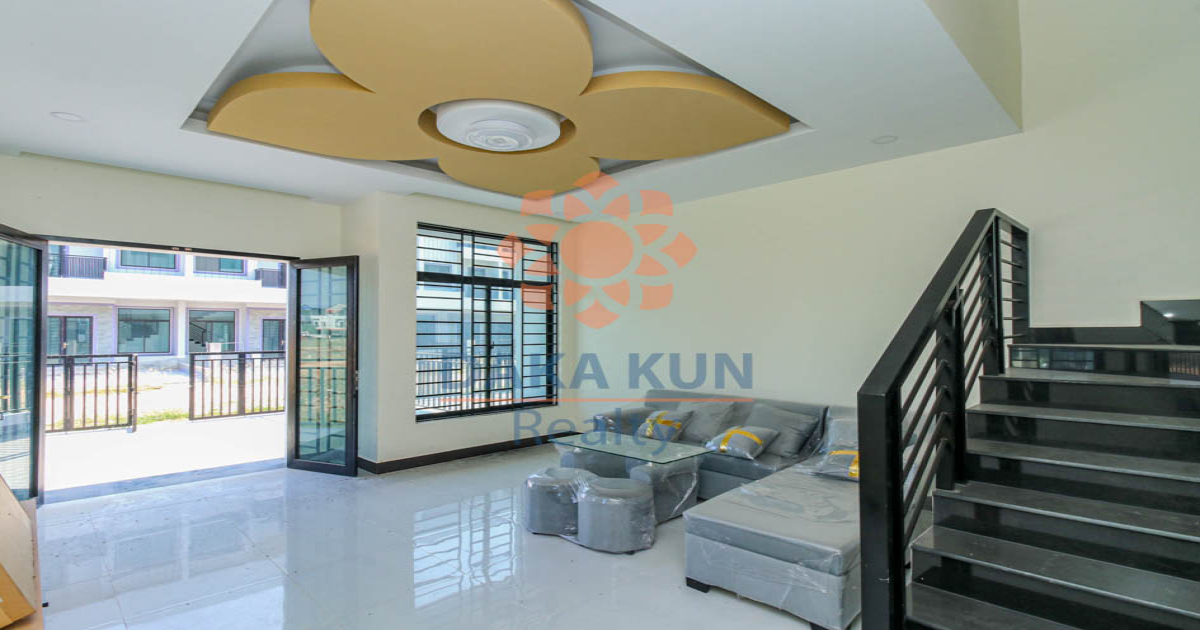 Flat House for Sale in Siem Reap City, Srangae