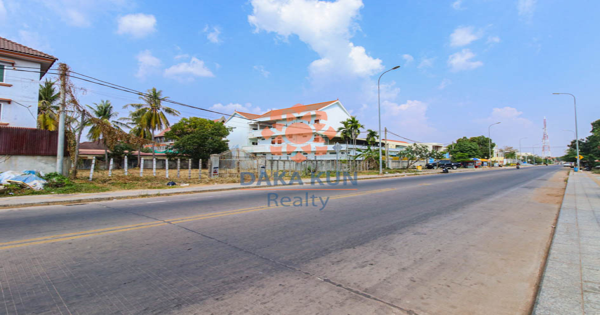 Land for Sale in Siem Reap City, near Psar Dam Krolanh Rd