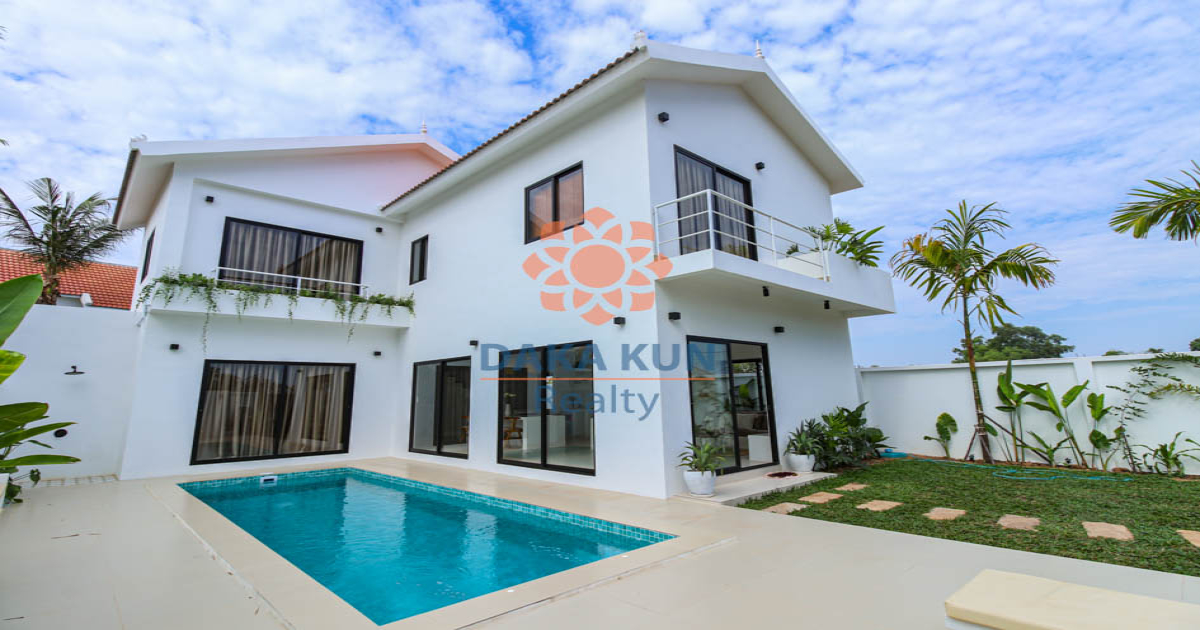 Modern Villa with Swimming Pool for Sale in Siem Reap City