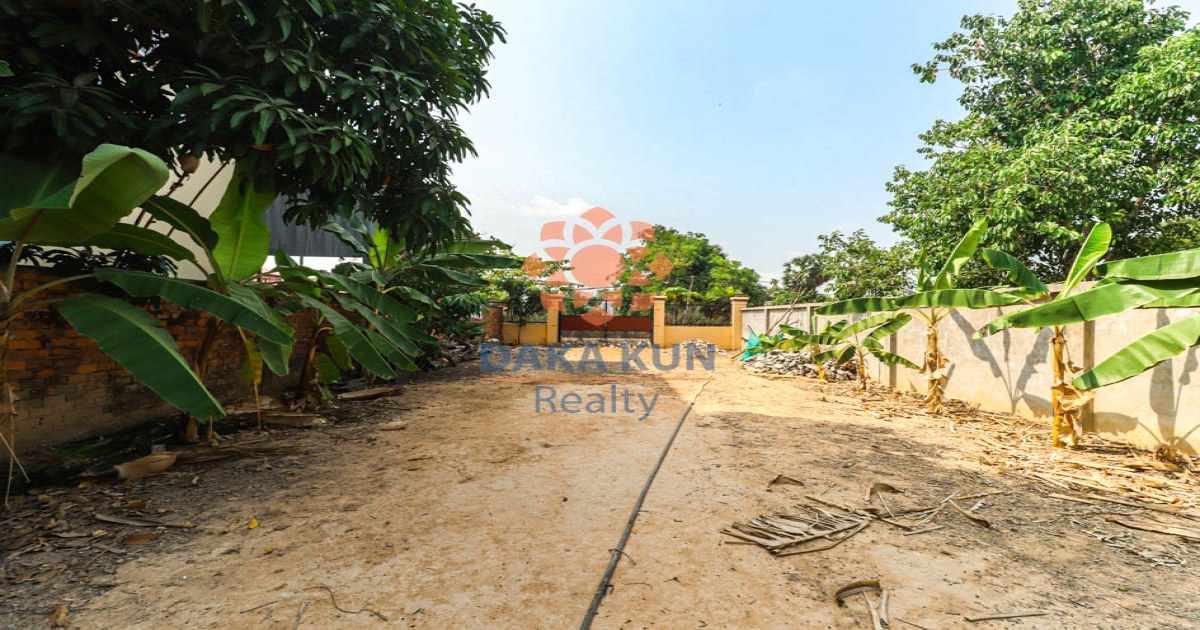 Land for Sale in Siem Reap City, Near Sok San Rd