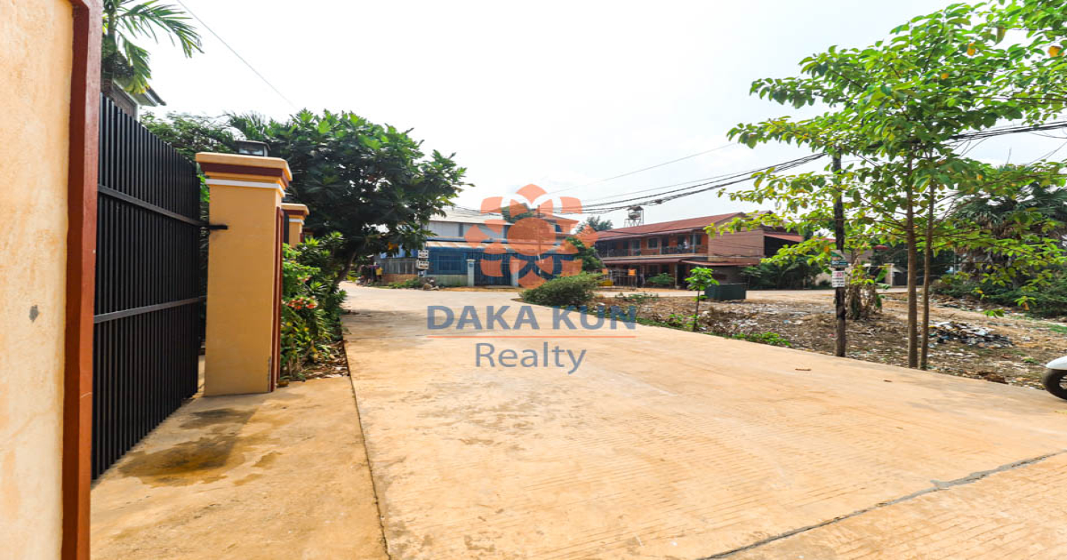 Land for Sale in Siem Reap City, Near Sok San Rd