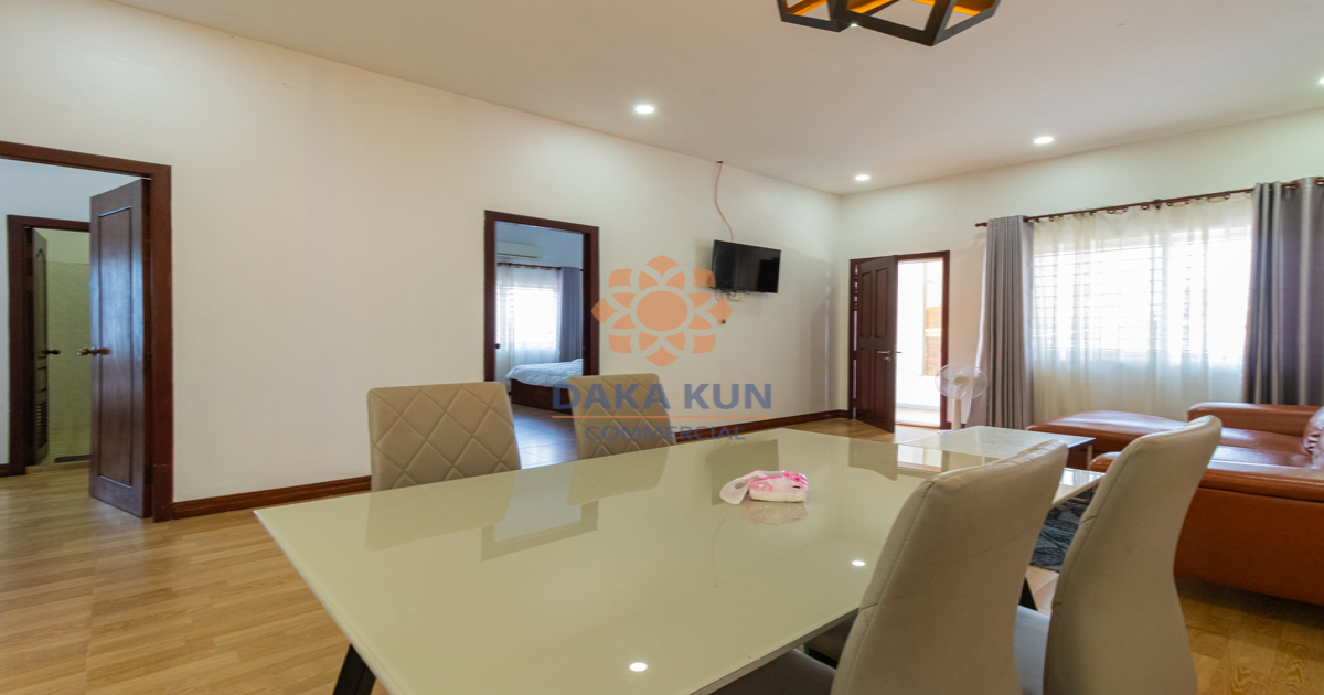 2 Bedrooms Apartment for Rent In Siem Reap City-Sala Kamreuk
