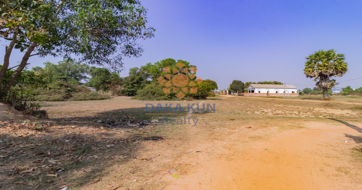 Land For Sale In Siem Reap City- Chreav