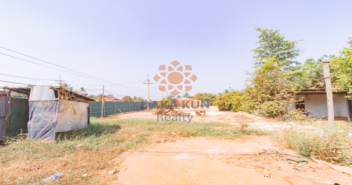 Land For Sale in Siem Reap City-Chreav