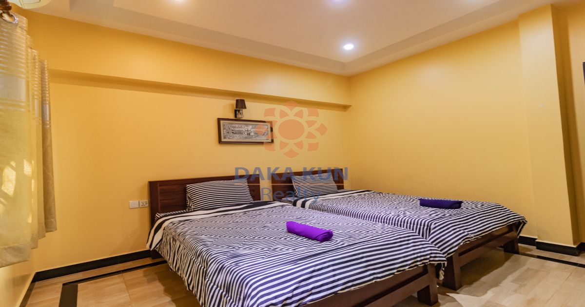 2 Bedrooms apartment with Swimming Pool for Rent In Siem Reap City