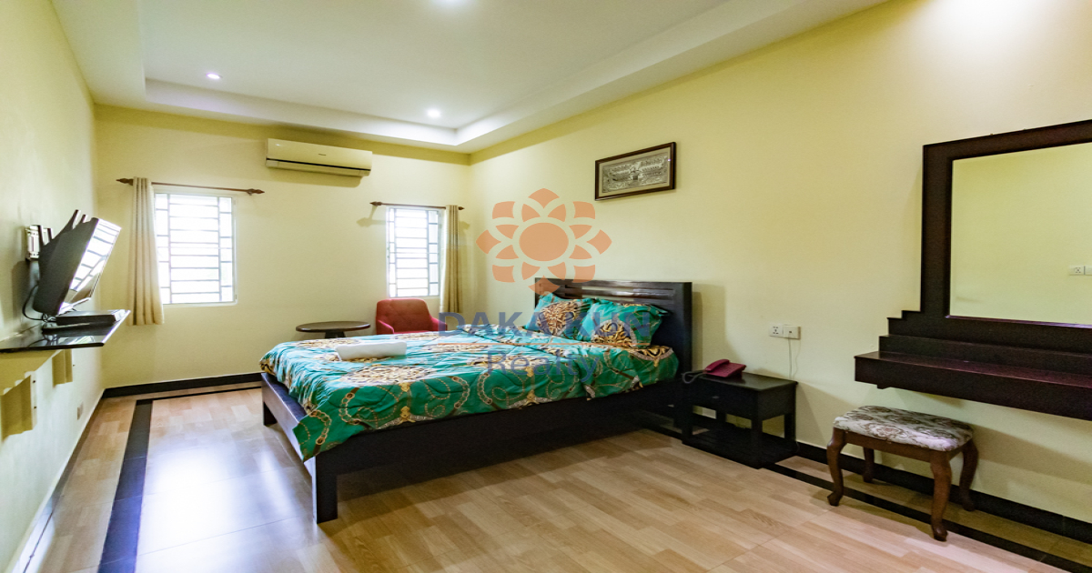 1 Bedroom Apt for rent with Pool in Siem Reap City-Kok Chork