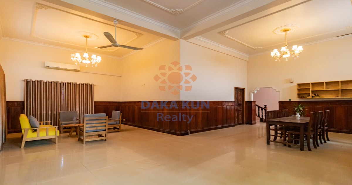 4 Bedrooms House For Rent In Siem Reap City-Svay Dangkum