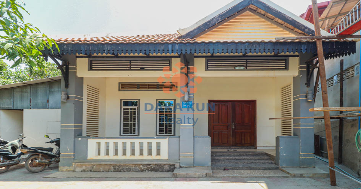1 Bedroom House for Rent in Siem Reap City, near Phsar Krom
