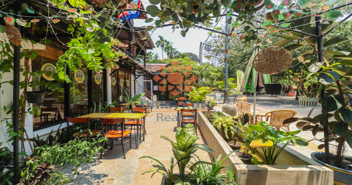 Restaurant for Rent in Siem Reap City, Riverside-Near La Fontaine de Tara