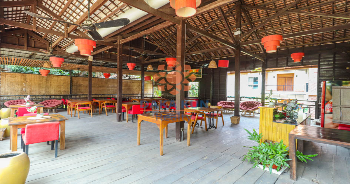 Restaurant for Rent in Siem Reap City, Riverside-Near La Fontaine de Tara