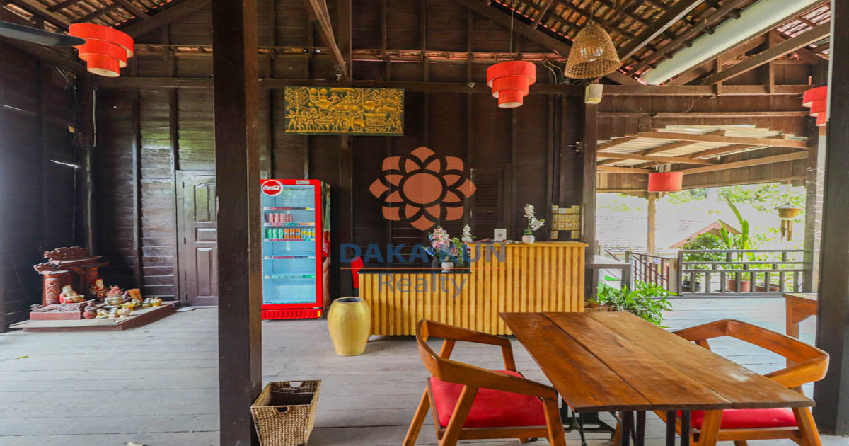 Restaurant for Rent in Siem Reap City, Riverside-Near La Fontaine de Tara