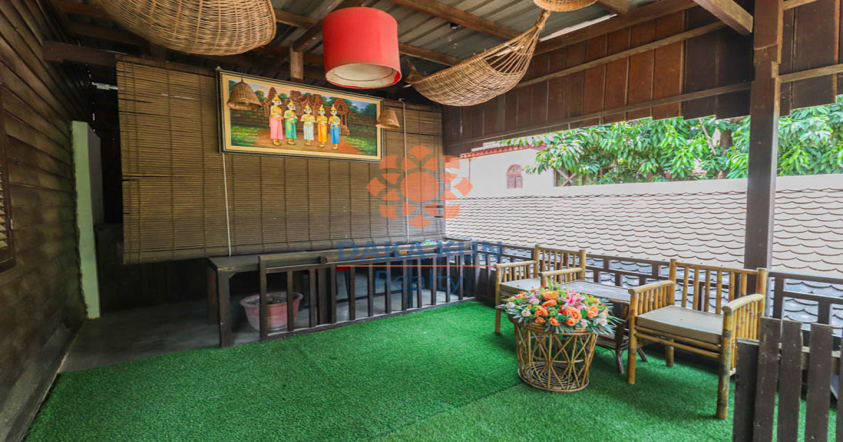 Restaurant for Rent in Siem Reap City, Riverside-Near La Fontaine de Tara