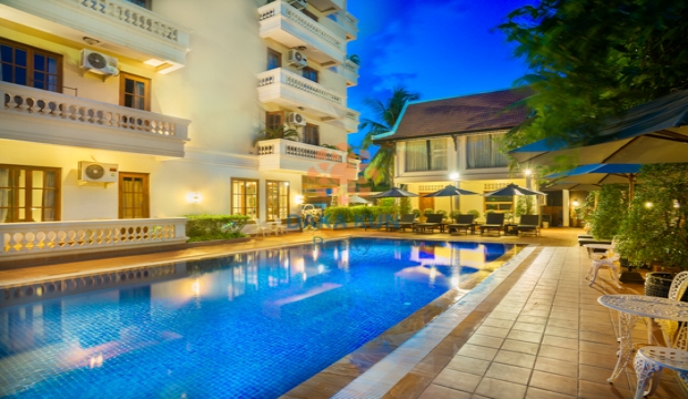 1 Bedroom Apartment for Rent with Pool near Wat Bo in Siem Reap city