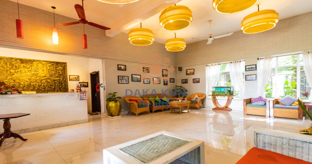 Boutique Hotel for Rent in Siem Reap-Svay Dangkum
