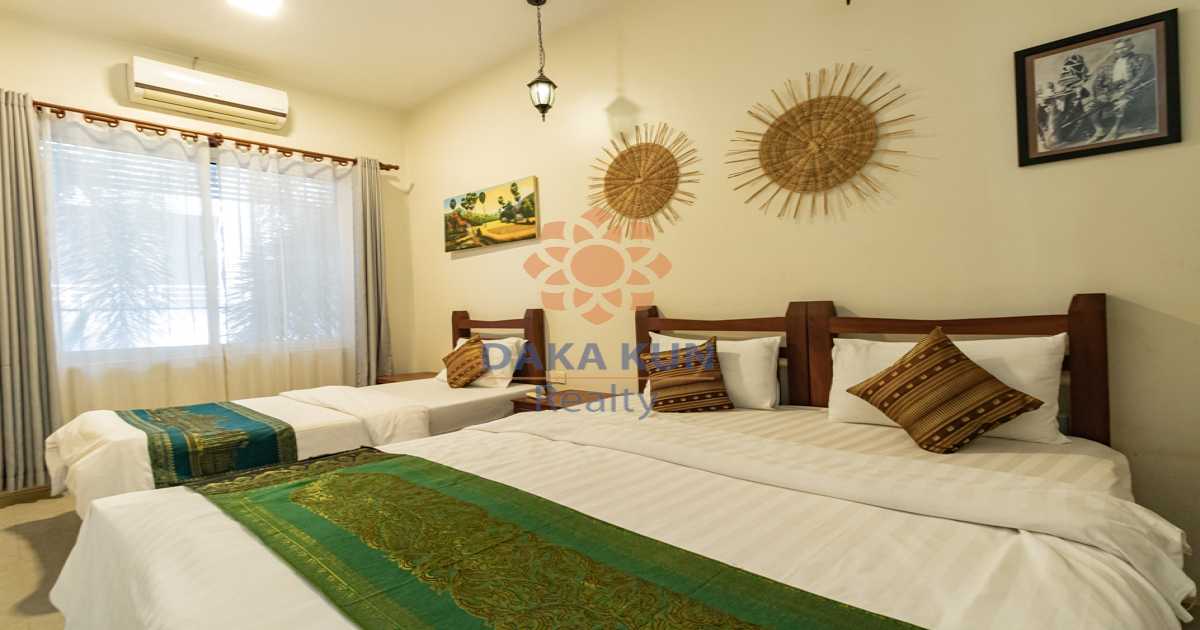 Boutique Hotel for Rent in Siem Reap-Svay Dangkum