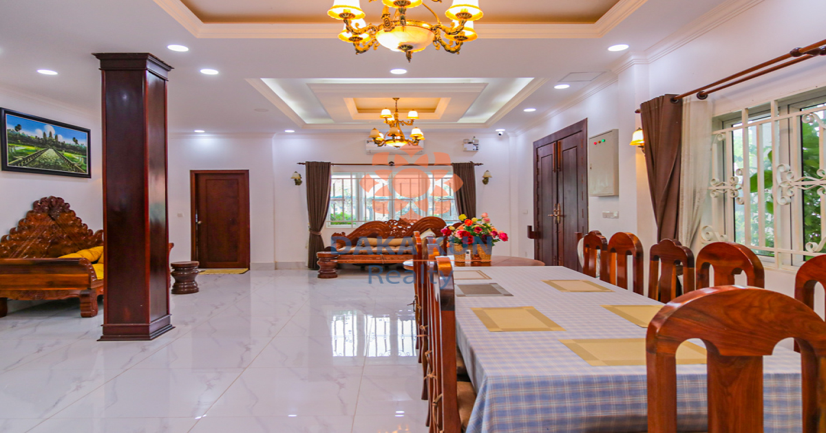 5 Bedrooms Villa for Rent in Siem Reap City, Svay Dangkum