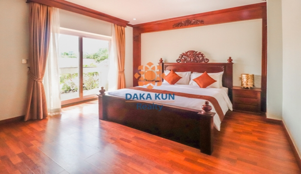 2 Bedroom Apartment for Rent with Pool and Gym in Siem Reap-Slor Kram