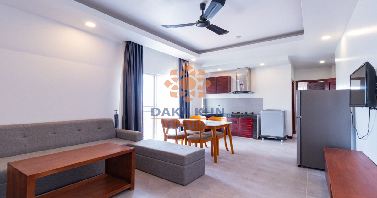 2 Bedrooms Apartment For Rent With Swimming Pool in Siem Reap City