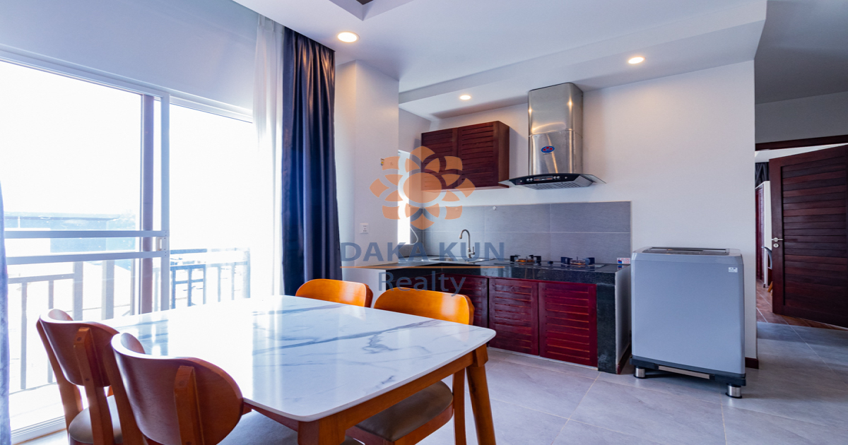 2 Bedrooms Apartment For Rent With Swimming Pool in Siem Reap City