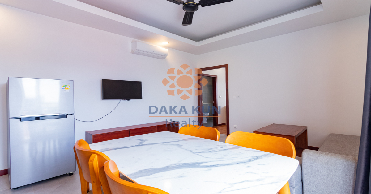 2 Bedrooms Apartment For Rent With Swimming Pool in Siem Reap City