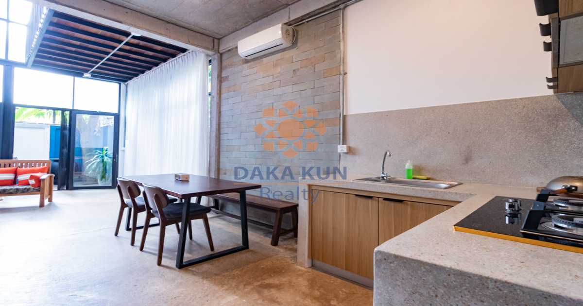 1 Bedroom Apartment for Rent with Swimming Pool in Krong Siem Reap-Sala Kamreuk