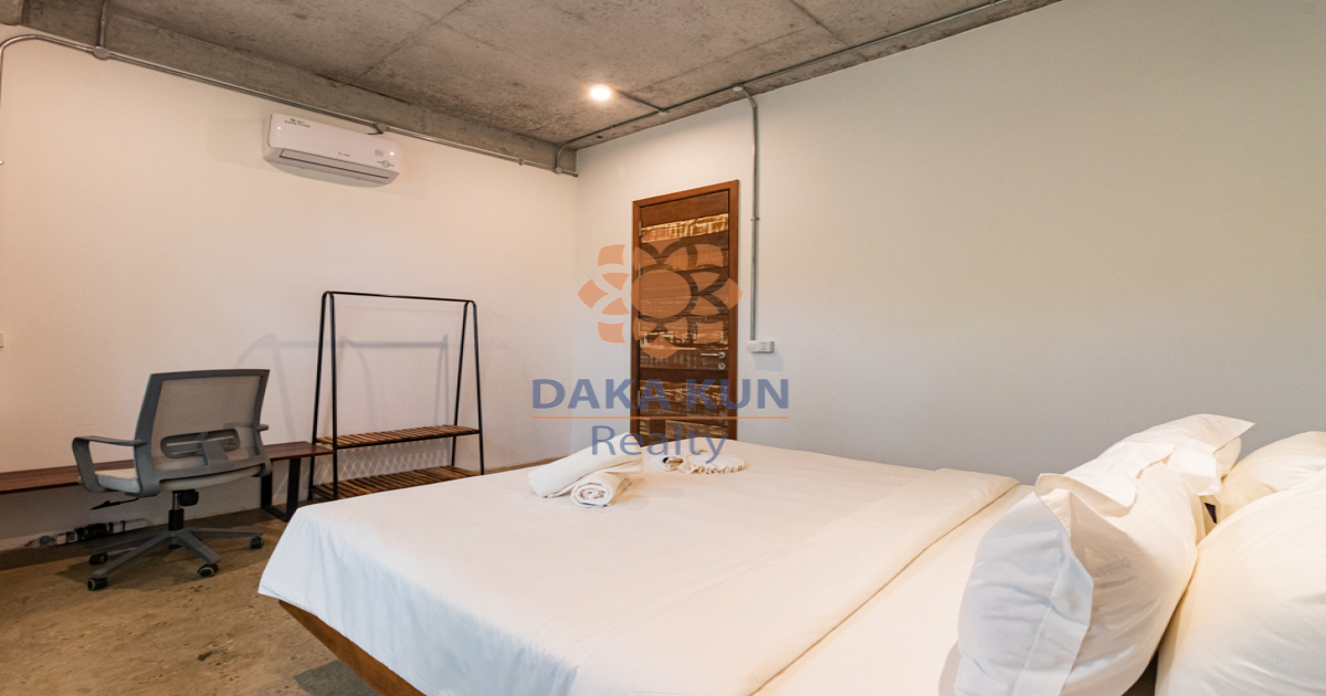 1 Bedroom Apartment for Rent with Swimming Pool in Krong Siem Reap-Sala Kamreuk