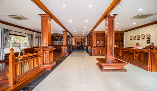 30 rooms Hotel for Rent in Krong Siem Reap-Wat Bo area