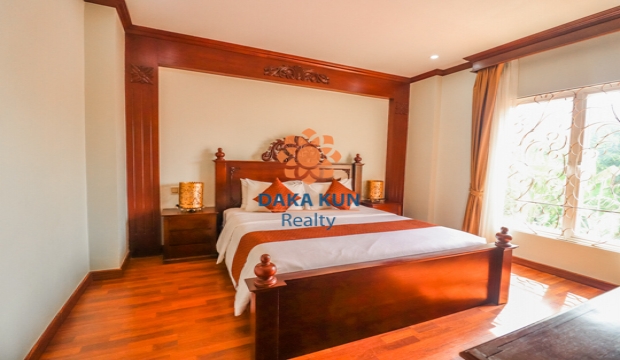 1 Bedroom Apartment for rent with Pool and Gym in Siem Reap-Slor Kram