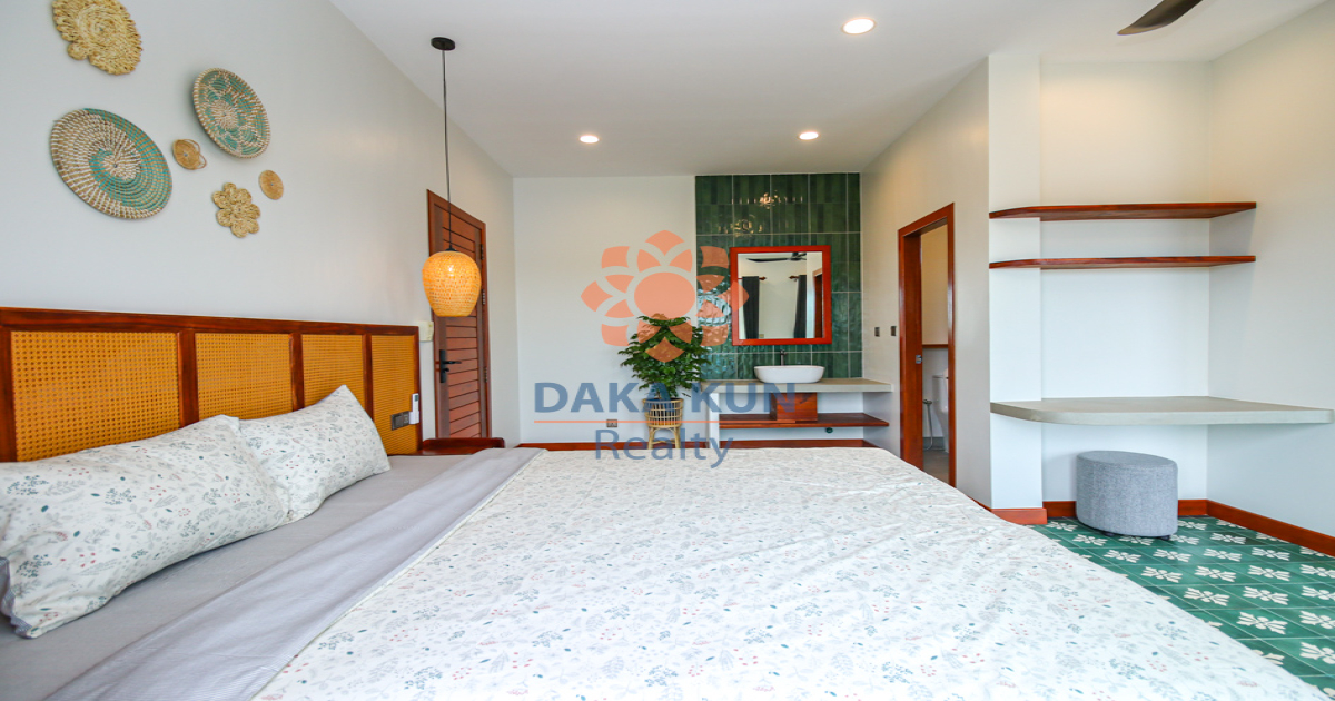 Modern Villa with Swimming Pool for Rent in Siem Reap City