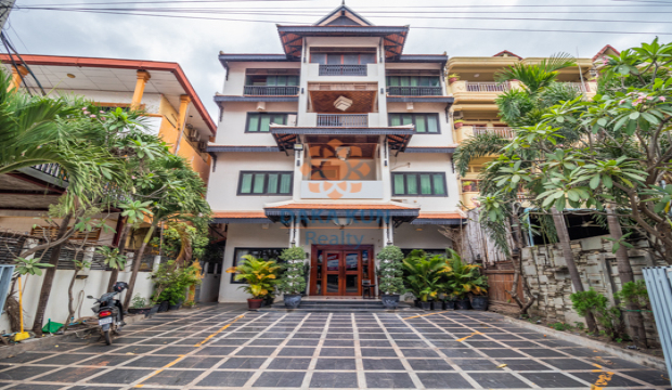 30 rooms Hotel for Rent in Krong Siem Reap-Wat Bo area