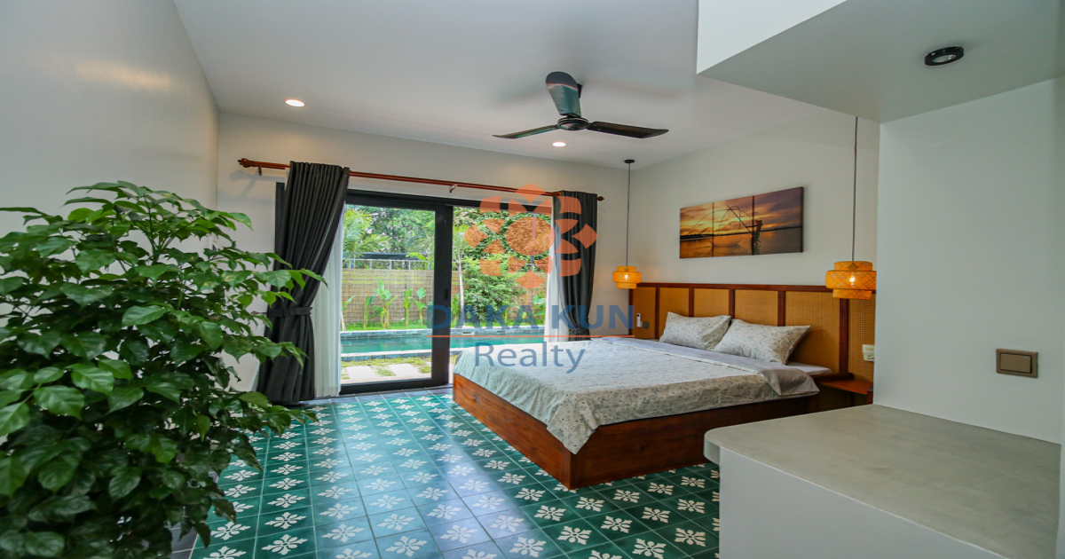 Modern Villa with Swimming Pool for Rent in Siem Reap City