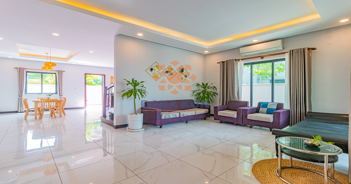 3 Bedrooms House for Rent in Borey Tourism, Siem Reap City
