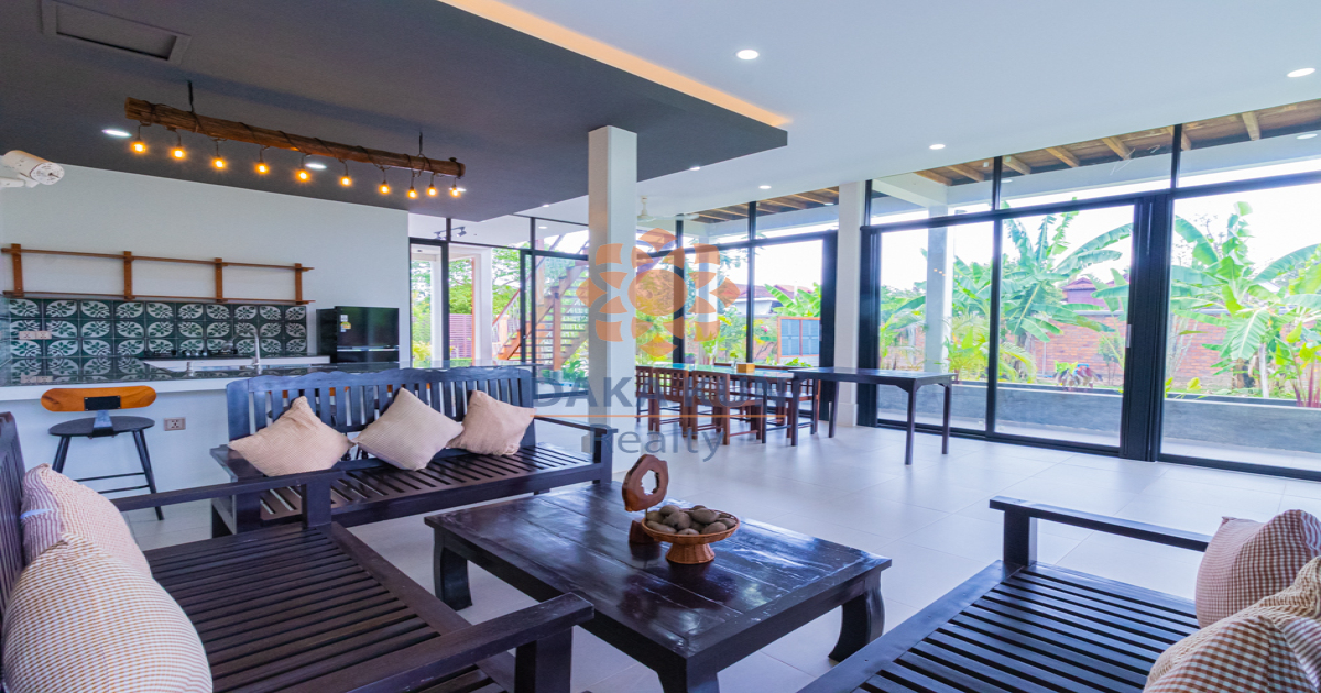 3 Bedrooms Wooden House Rent In Siem Reap City