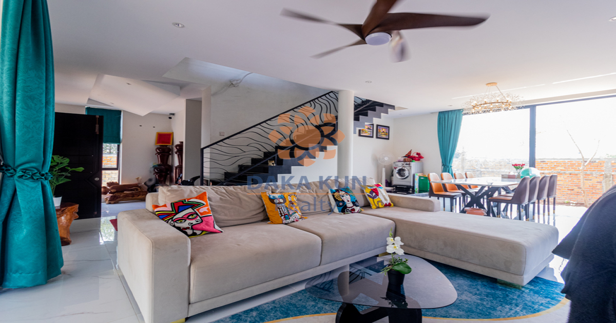 3 Bedroom House for Rent in Svay Dangkum-Siem Reap City