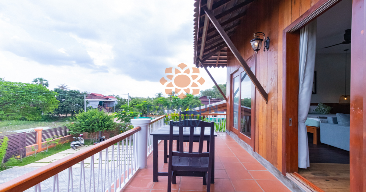 3 Bedrooms Wooden House Rent In Siem Reap City