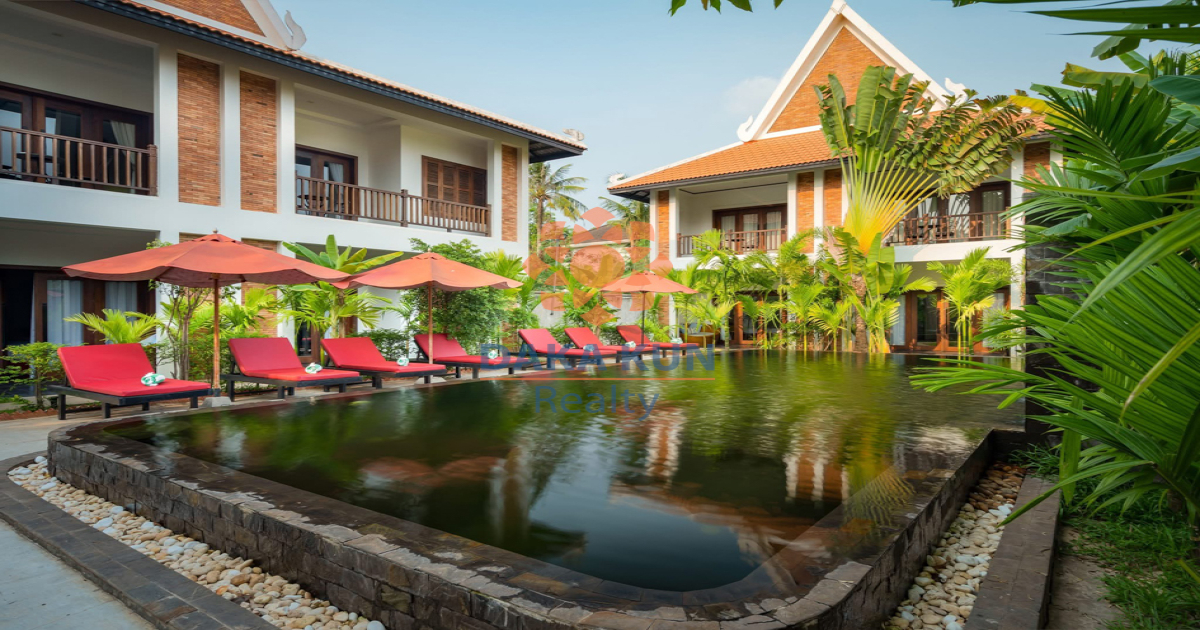 Hotel with Swimming Pool for Rent in Siem Reap City, Wat Bo
