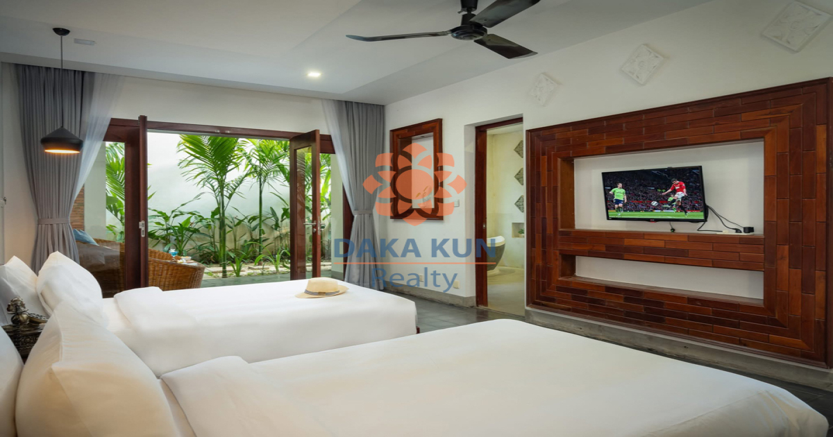 Hotel with Swimming Pool for Rent in Siem Reap City, Wat Bo